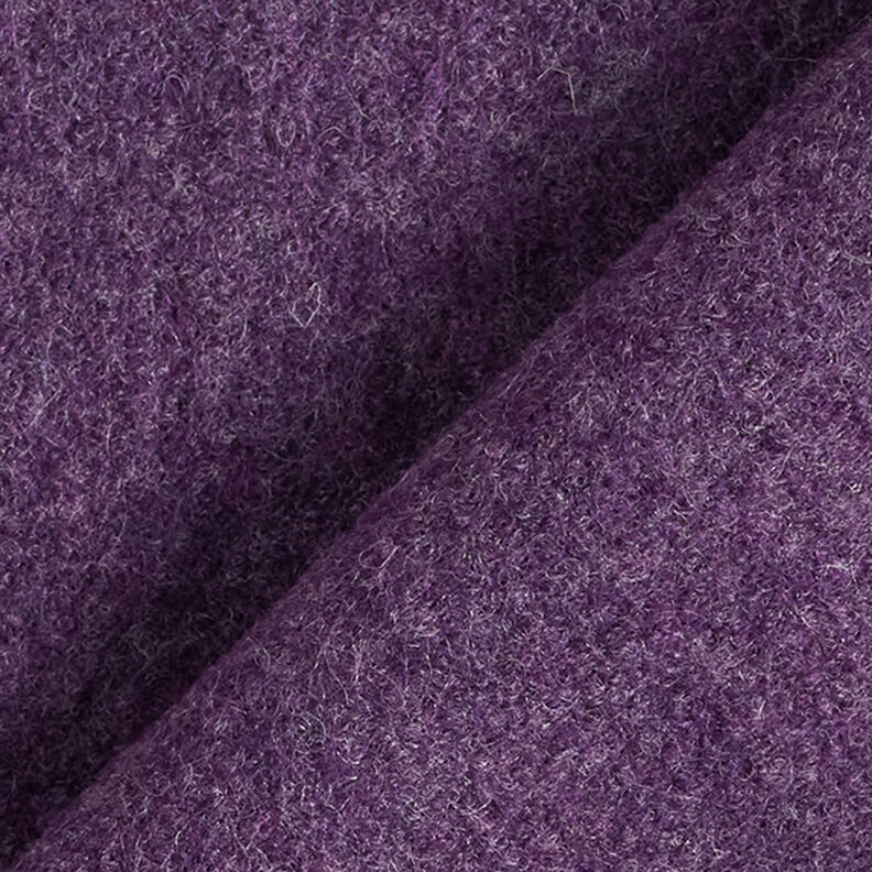Lã grossa pisoada Melange – ameixa,  image number 3