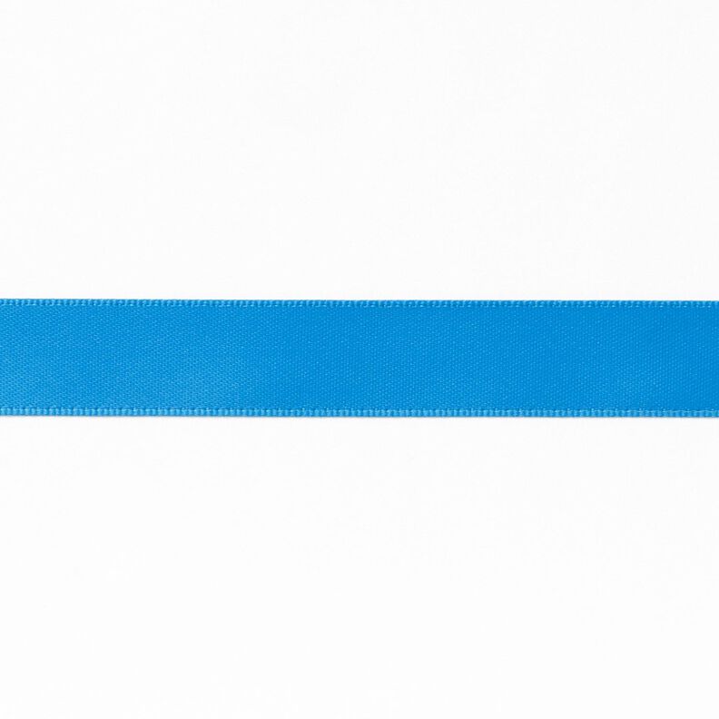Fita de cetim [15 mm] – azul,  image number 1