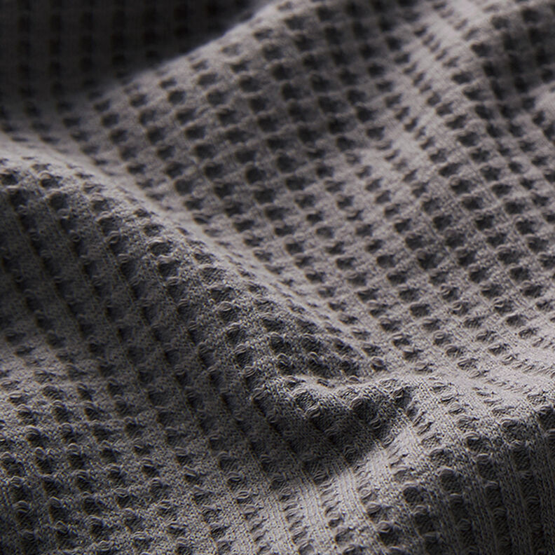 Jersey favos de algodão lisa – cinzento,  image number 2