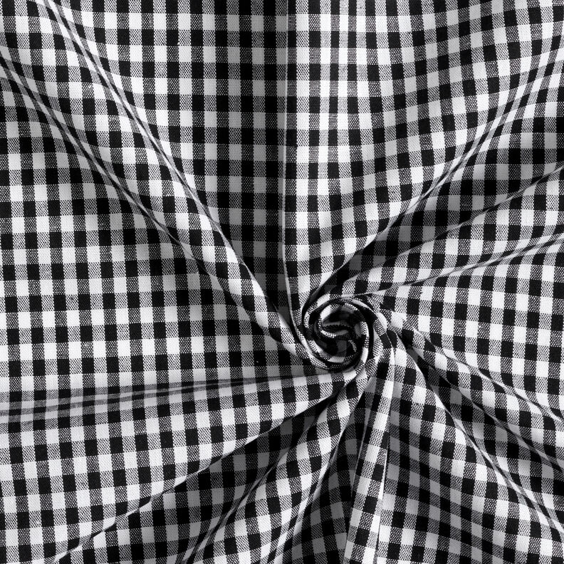 Tecido de algodão Xadrez Vichy 0,5 cm – preto/branco,  image number 3