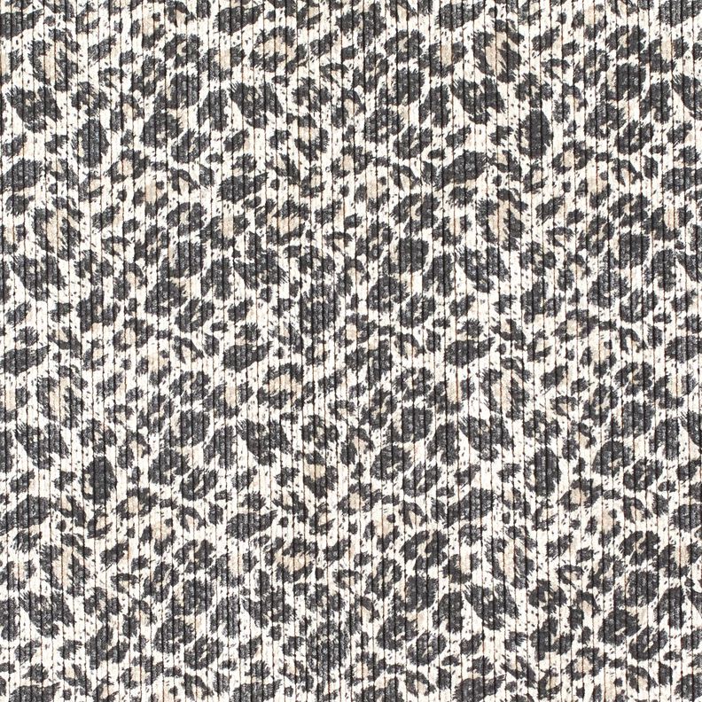 Bombazine Estampado Leo – cor de areia/castanho escuro,  image number 1