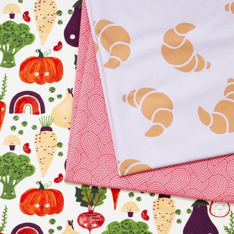 French Terry Sweat de ver&atilde;o Vegetais felizes &ndash; marfim,  image number 5