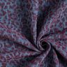 Tecido para calças Imitação ganga Estampado Leo – beringela/azul ganga,  thumbnail number 3