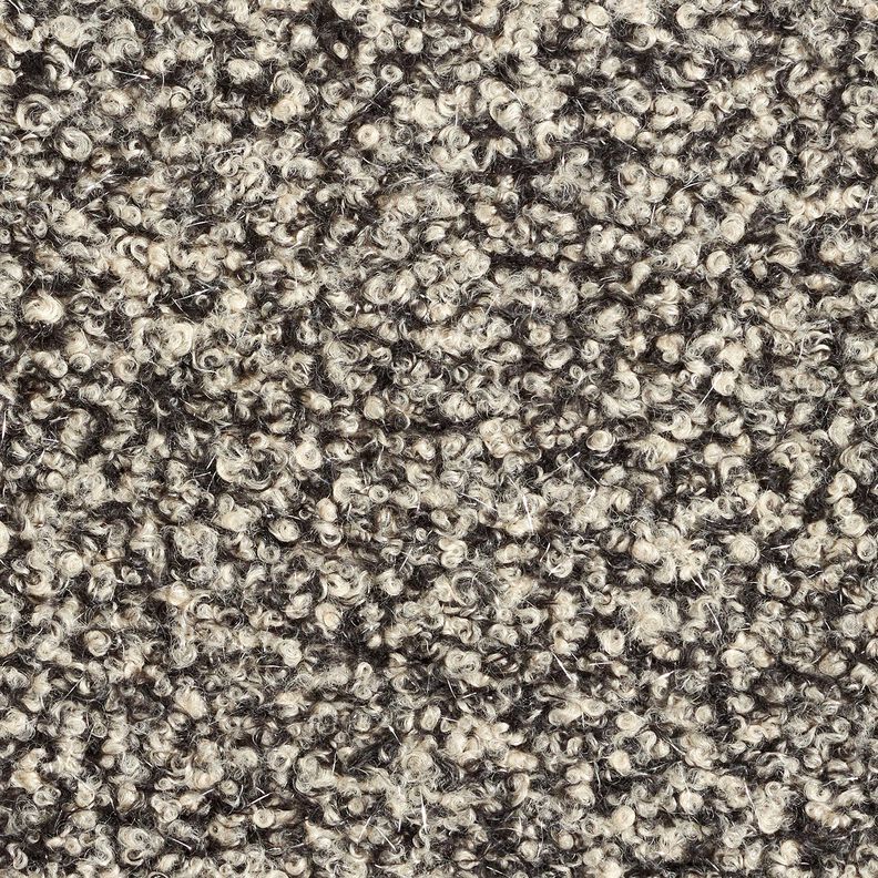 Malha Bouclé Fios brilhantes Melange – caju/preto,  image number 1