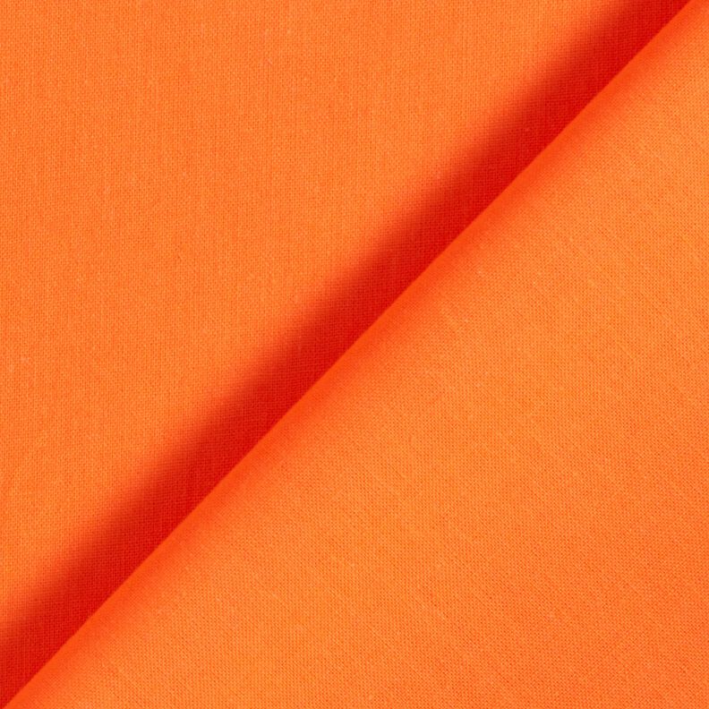 Tecido de algodão Popelina Liso – laranja vivo,  image number 3