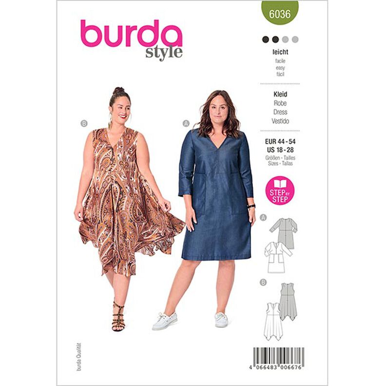 Sukienka, Burda 6036 | 44 – 54,  image number 1