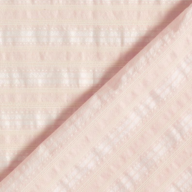Mistura de algodão Riscas Enrugado – rosé,  image number 4