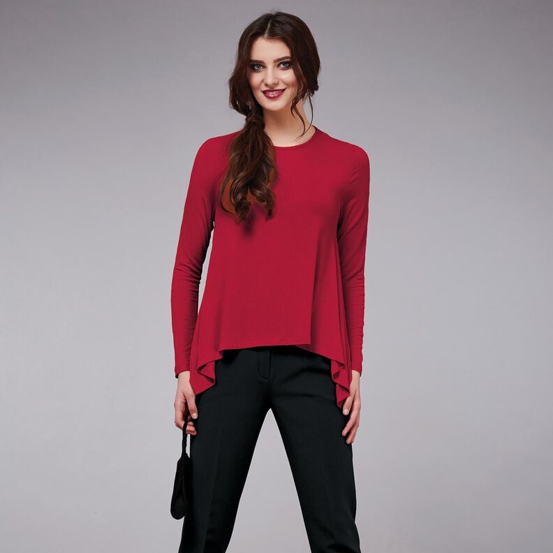 Viscose Stretch Liso – anémona,  image number 7