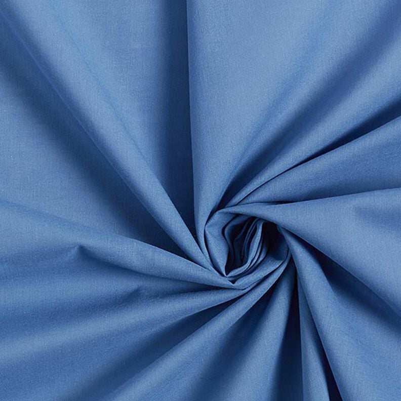 Cambraia de algodão Lisa – azul ganga,  image number 1