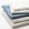 Jersey de algodão Manchas irregulares  – azul ganga,  thumbnail number 5