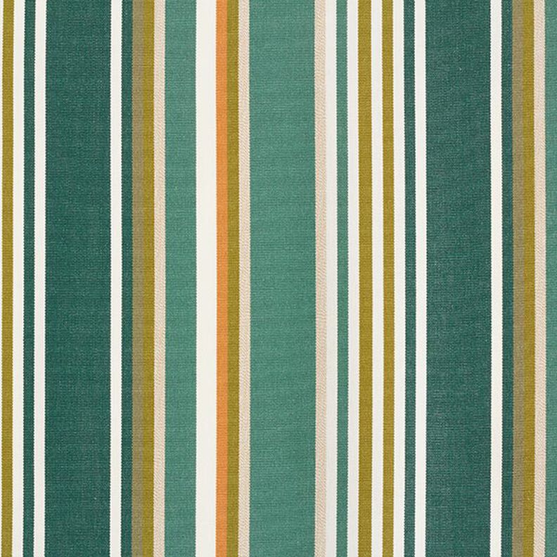 Tecido para toldos Riscas mistas – verde pinheiro/branco sujo,  image number 1