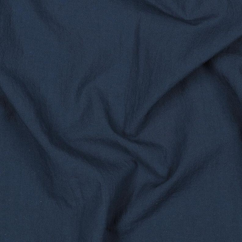 Tecido de algodão Tecido enrugado, pré-lavado – azul-noite,  image number 2