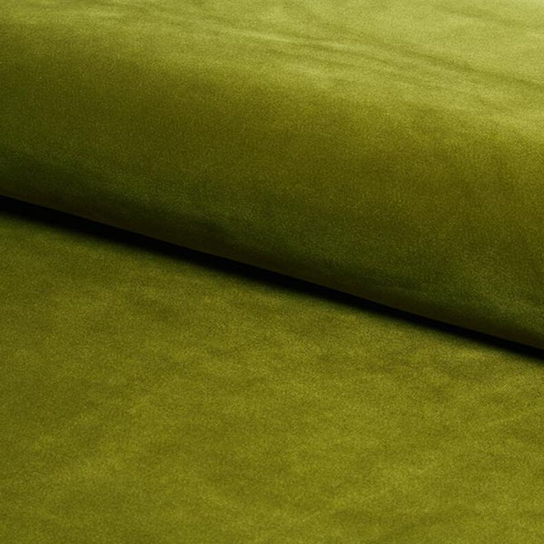 Tecido para estofos Veludo – oliva,  image number 1