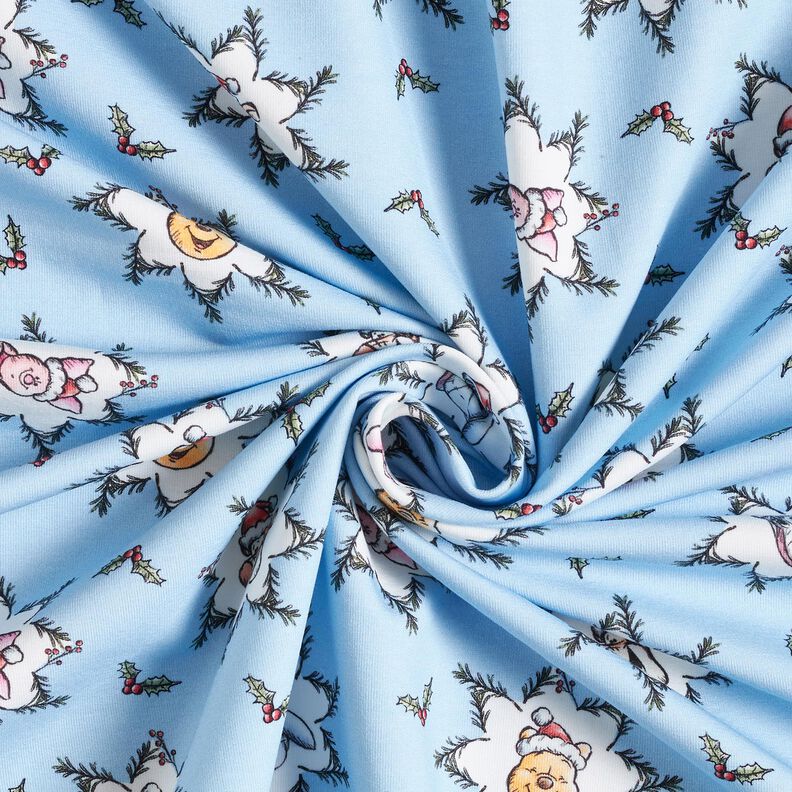 French Terry Sweat de verão Ursinho Pooh Tecido sob licença | Disney – azul claro,  image number 3