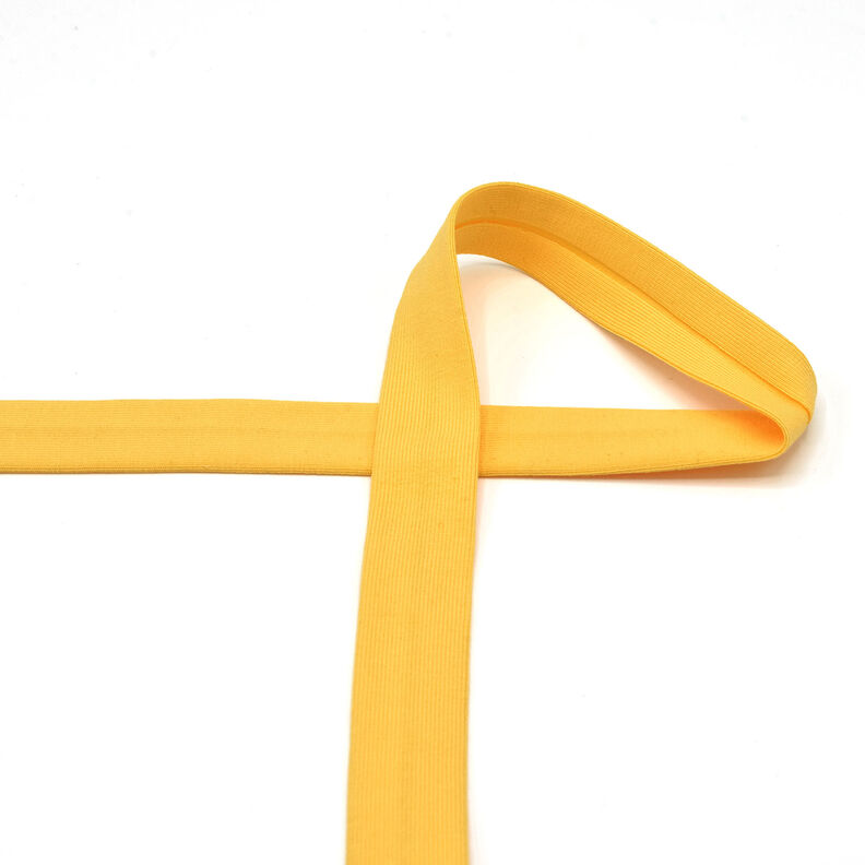 Fita de viés Jersey de algodão [20 mm] – amarelo-sol,  image number 2
