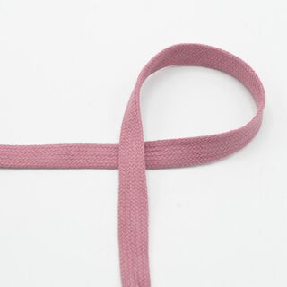 Cordão plano Camisola com capuz Algodão [15 mm] – rosa-velho escuro, 