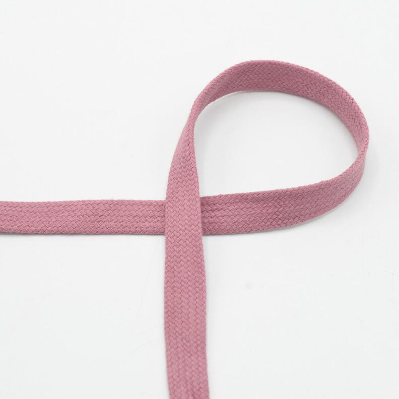 Cordão plano Camisola com capuz Algodão [15 mm] – rosa-velho escuro,  image number 1
