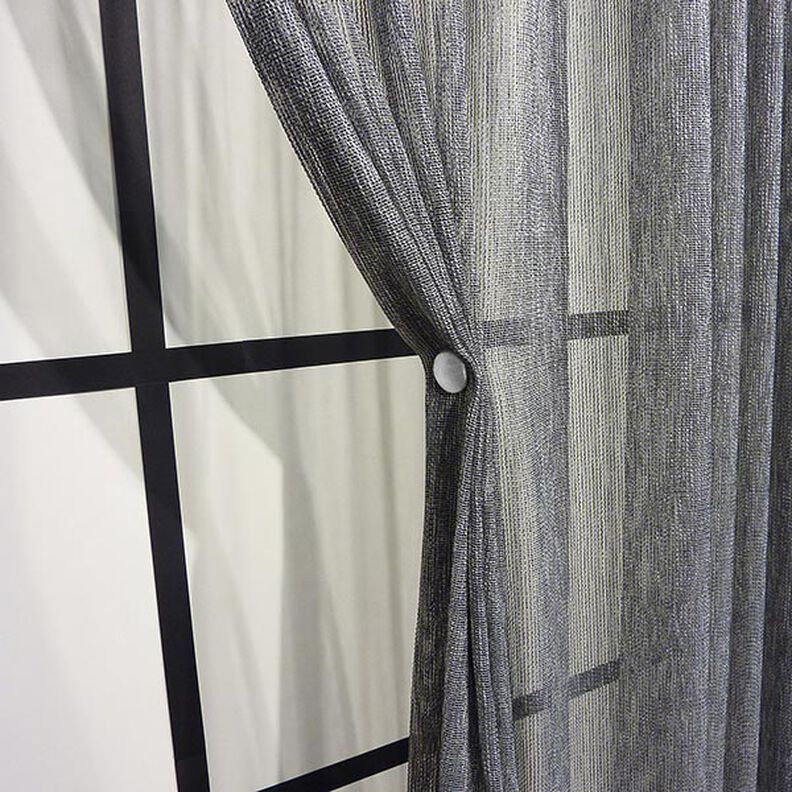 Íman decorativo para cortinas [Ø32mm] – prateado metálica | Gerster,  image number 2