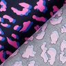 Algodão revestido Leo abstrato | Poppy Fabrics – azul-noite/pink,  thumbnail number 4