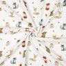 Musselina/ Tecido plissado duplo Animais da floresta Impressão Digital | Poppy Fabrics –,  thumbnail number 3