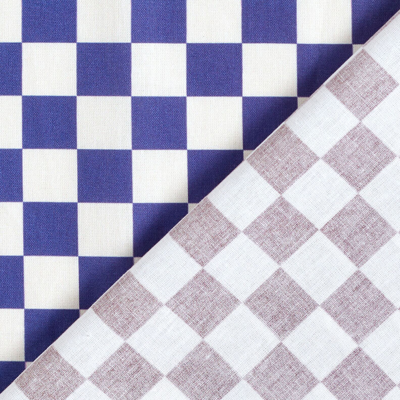 GOTS Popelina de algodão Padrão Tabuleiro de xadrez Gradação de cor | TCC x LOOKS by Wolfgang Joop –,  image number 6