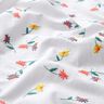 Cambraia fina de algodão Flores bordadas | Poppy Fabrics – branco/laranja vivo,  thumbnail number 2