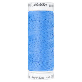 Linha de coser Seraflex para costuras elásticas (0818) | 130 m | Mettler – azul aço, 