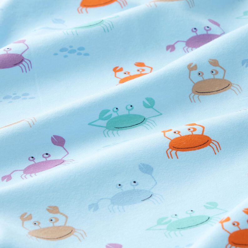 Jersey de algodão Caranguejos giros – azul bebé,  image number 2