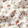 Popelina de algodão Coelhinhos no jardim – branco,  thumbnail number 2