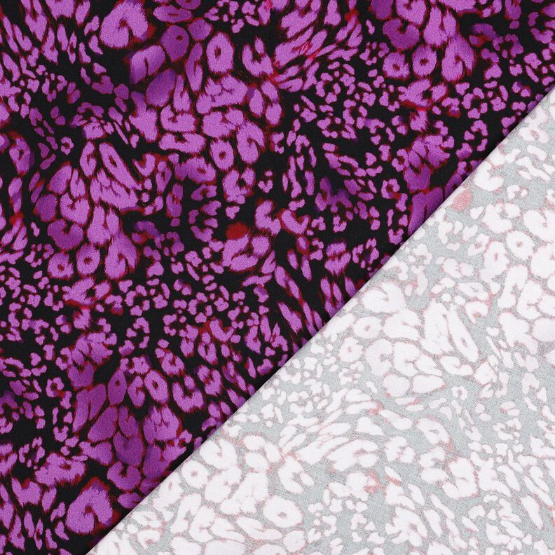 Viscose Stretch Estampado Leo Impressão digital – preto/vermelho violeta médio,  image number 4