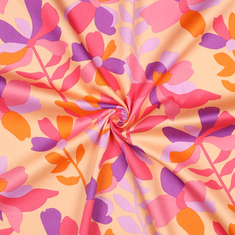 Cetim de algodão Cloverdale | Nerida Hansen – damasco/pink,  image number 3