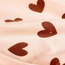 Jersey de algodão Corações grandes – rosé/rosa-velho escuro,  thumbnail number 2