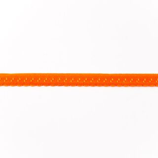Fita de nastro elástica Renda [12 mm] – laranja, 