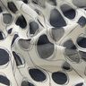 Chiffon Círculos abstratos – branco/preto,  thumbnail number 2