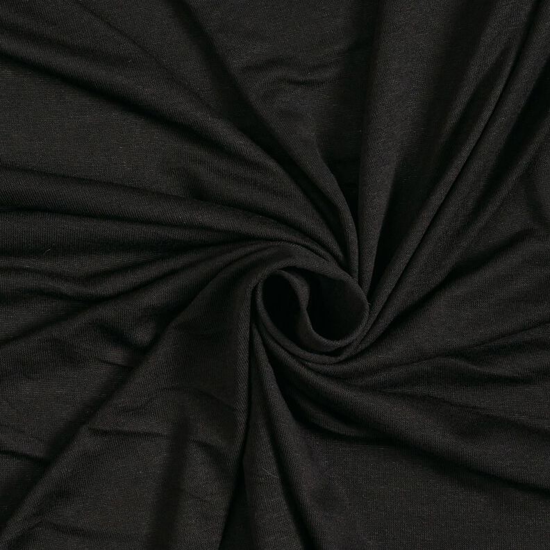 Jersey de verão Viscose Leve – preto,  image number 1