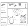 Vestido para bebé | Body, Burda 9347 | 62 - 92,  thumbnail number 8