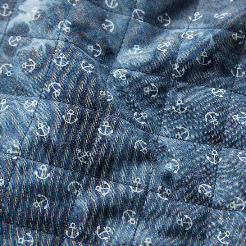 Tecido acolchoado Chambray Âncora Batique – azul ganga,  image number 2