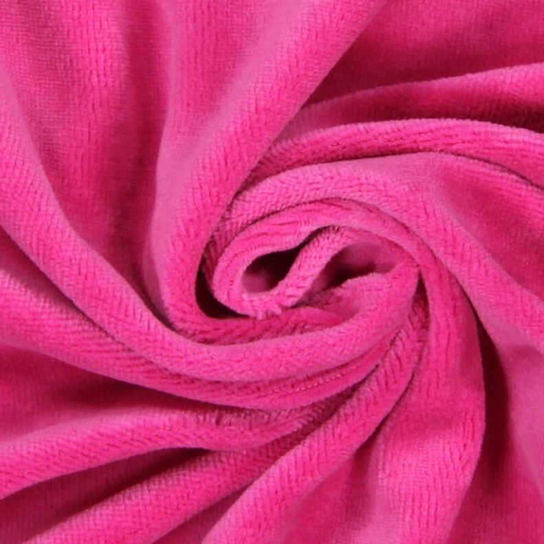 Tecido aveludado Nicki Liso – rosa intenso,  image number 2