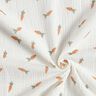Musselina/ Tecido plissado duplo Cenouras pequenas – branco sujo,  thumbnail number 3
