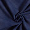 Jersey favos de algodão lisa – azul-marinho,  thumbnail number 1