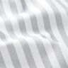 Tecido para decoração Meio linho Panamá Riscas longitudinais – cinzento claro/branco,  thumbnail number 2