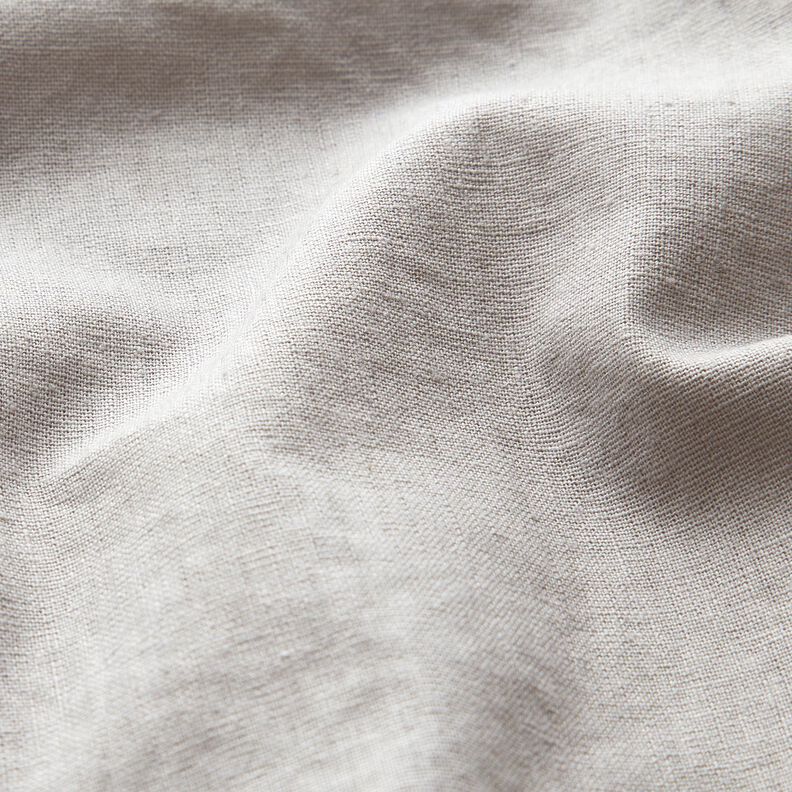 Mistura de linho e algodão, lavado – cinzento claro,  image number 2