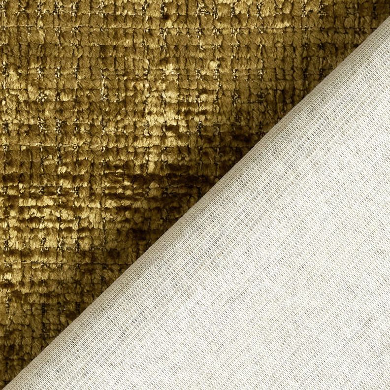 Tecido para estofos Chenille Liso – oliva,  image number 3