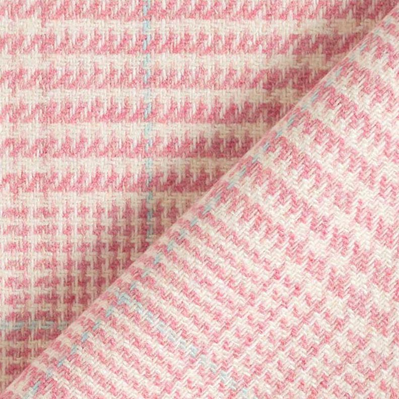 Tecido de lã Príncipe de Gales – rosa,  image number 6