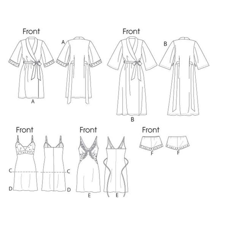 Roupa para dormir , Vogue 8888 | 32 - 40,  image number 9