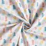 Tecido de algodão Cretone Formas sombreadas – cinzento-prateado/púrpura média,  thumbnail number 3