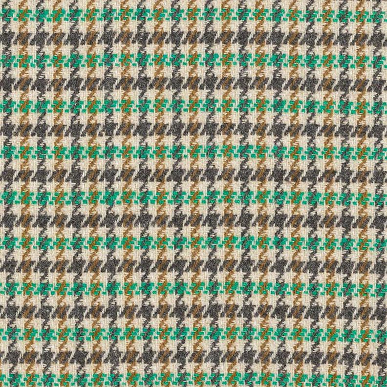 Mistura de lã Xadrez – verde/antracite,  image number 1