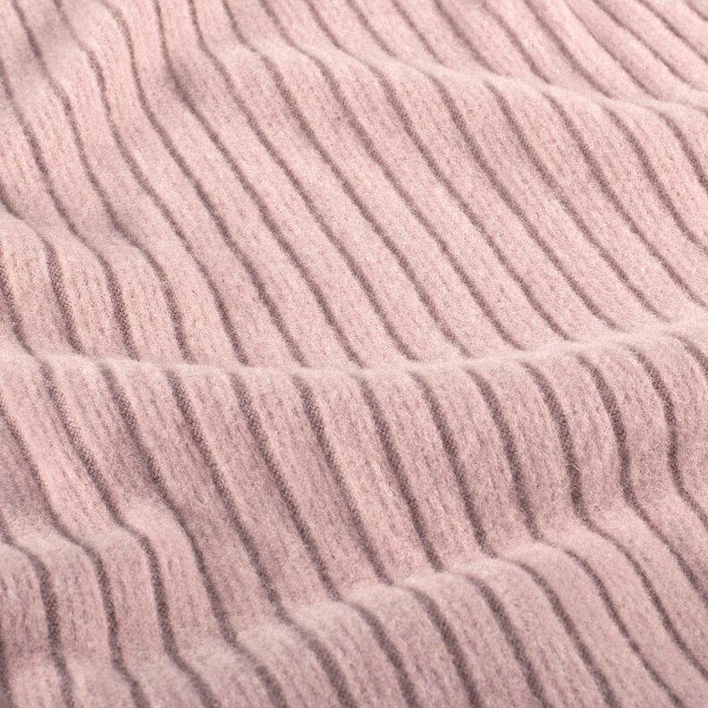 Malha canelada super macia Lisa – rosa-velho claro,  image number 2