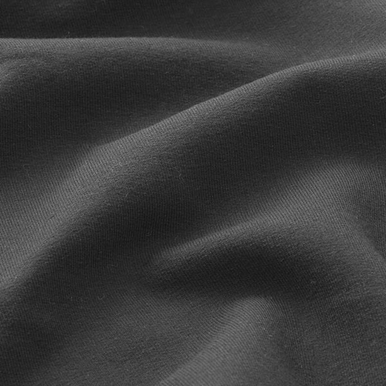 Sweat de algodão leve liso – preto,  image number 4