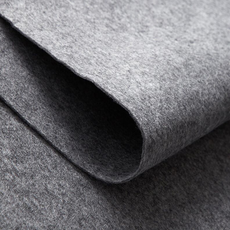 Feltro 180 cm / 1,5 mm de espessura Melange &ndash; cinzento,  image number 4